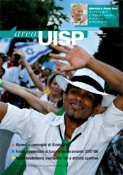 La copertina di Area Uisp n. 6 (ottobre 2008)